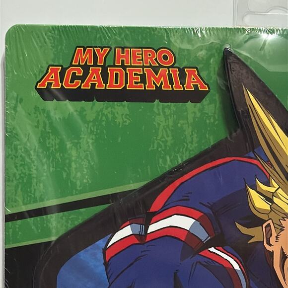 Crunchyroll My Hero Academia Pro Hero ALL MIGHT wooden wall decor 10” x 13” - Picture 3 of 8